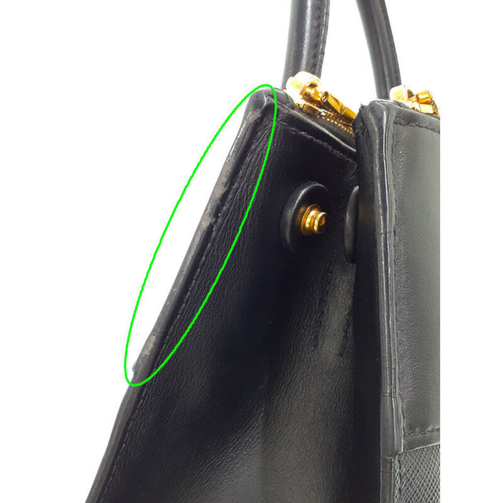 Prada Paradigme 2way tote Crossbody bag Saffiano leather Black - Picture 8 of 9